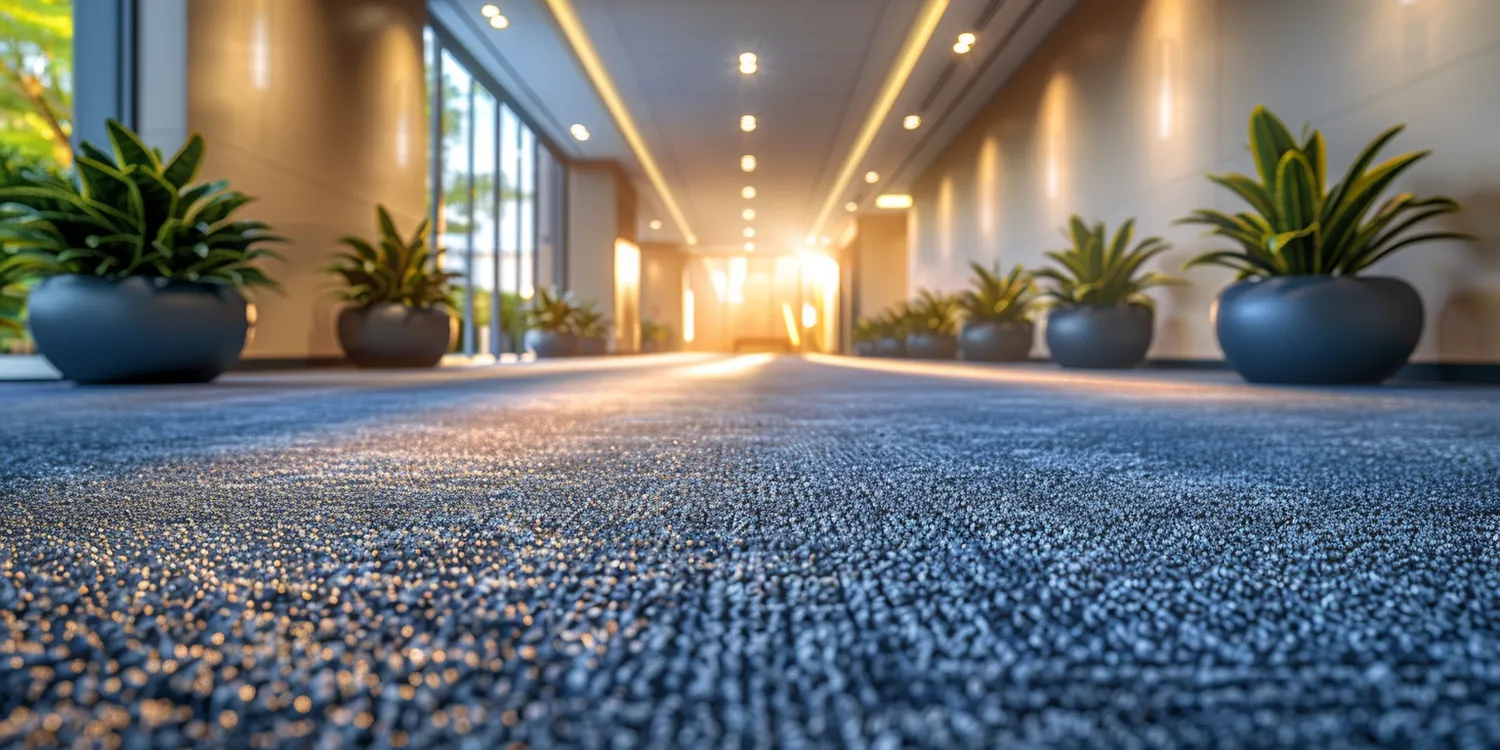 Usługa chemicznego prania wykładzin biurowych