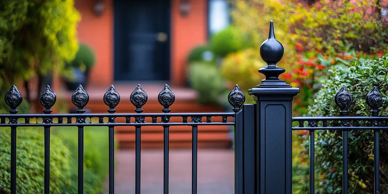 Alu Zäune aus Polen mit Montage