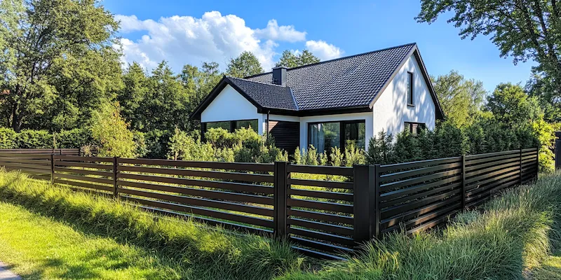 Alu Zäune aus Polen